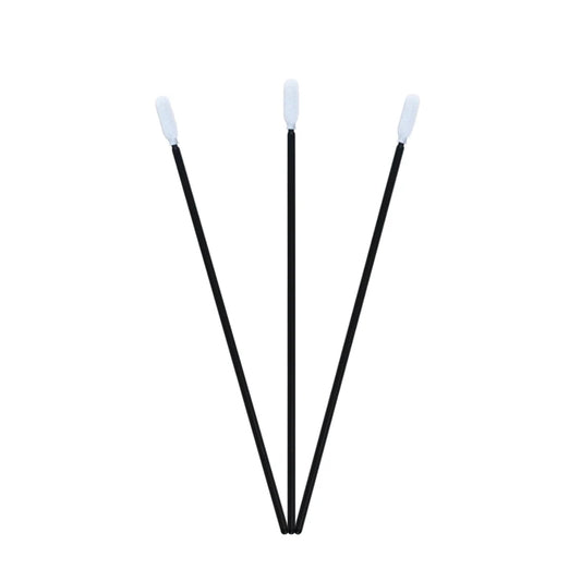 Industrial Long Black Handle Disposable Polyurethane Dust Free Cleanroom Foam Flexible Tip Swab