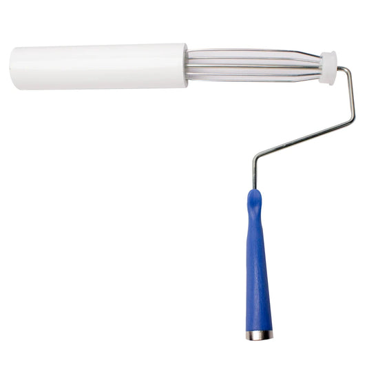6inch Widely Use Disposable Blue White Dust Removal Adhesive Cleanroom PE Sticky Roller for Cleaning Controlled Environments