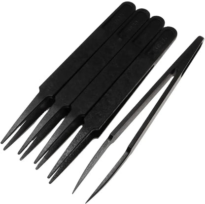 ESD Plastic Anti-static Tweezers Cleanroom Small Tools Workshop Tweezers