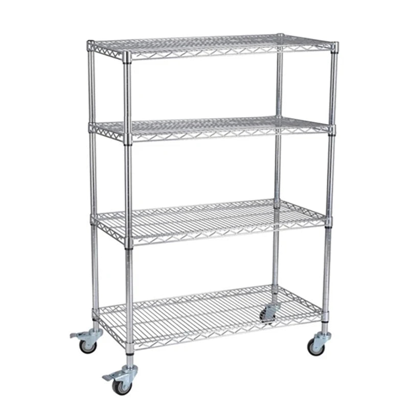 Leenol Carbon Steel SMD SMT ESD PCB Reel Shelf Wire Rack Trolley Cart