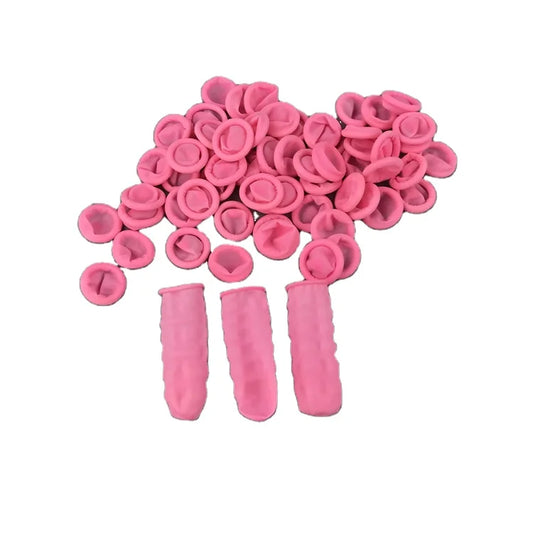 Finger Cots Supplier OEM 500g/Bag Latex Pink Finger Cot Safety Product Finger Cot Antistat