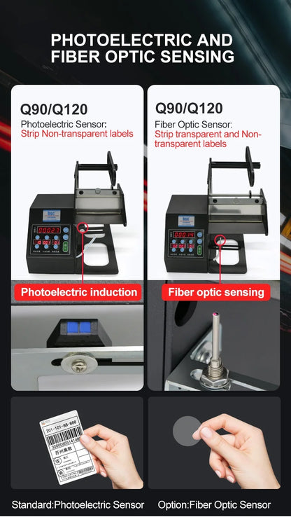 Bsc Series Stickers Automatic Tag Label Stripper Machine Automatic Dispenser Machine Label Dispenser for Rolls of Sticker Labels