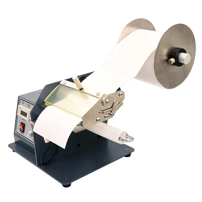 4-120mm Width Automatic Label Dispenser FTR-118C Labeling Stick Machine with Counting Function