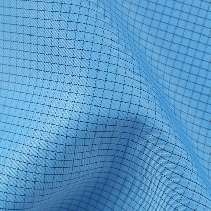 2.5mm Ripstop Grid Polyester Carbon Fiber Antistatic ESD Fabric Cleaning Room Fabric