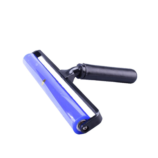 Blue Washable Cleanroom Silicone PCB Cleaning Sticky Lint Roller for Remove Dust