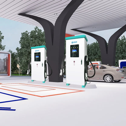 180KW  DC charging stations ev charger car GB/T CCS2  ev charging station with 5 meter cable
