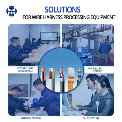 1100W Silent Cable Terminal Crimping Machine Low Noise 3T Industrial Machinery Mute Wire Harness Equipment Cable Manufacturing