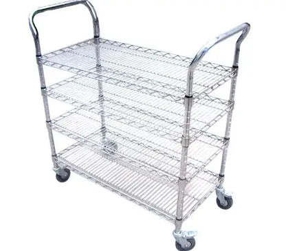 Wire Shelf ESD SMT Storage Cart Anti Static Wire Shelf Trolley for Electronics Industry