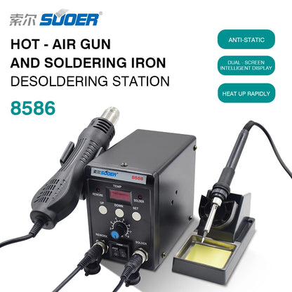 Digital Electric Portable ESD Rework Station Electric Soldering Irons Welding Machine New Model Portable Soldering Station