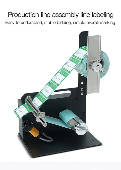 FYJ D58 Automatic Label Dispenser Machine Desktop Sticker Dispenser Shipping Labels Roll Dispenser Peel Off Labels Machine