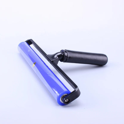 Different Size Handle Manual Clean Room Cleaning Dust Removing Washable Silicone Sticky Lint Roller LCD Sticky Roller for PCB