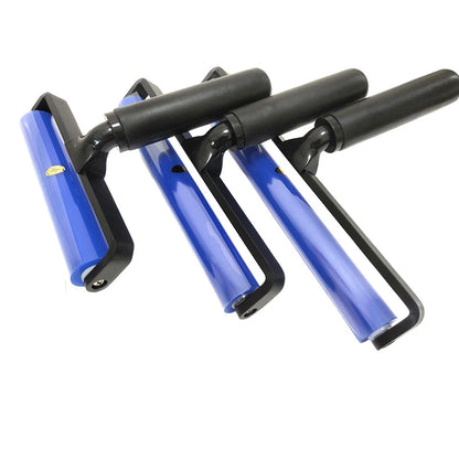 Different Size Handle Manual Clean Room Cleaning Dust Removing Washable Silicone Sticky Lint Roller LCD Sticky Roller for PCB