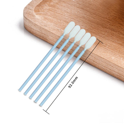 PS766 Dust Free Cleanroom Industrial Use Polypropylene Handle Polyester Tipped Swab Stick for Sensor Cleaning