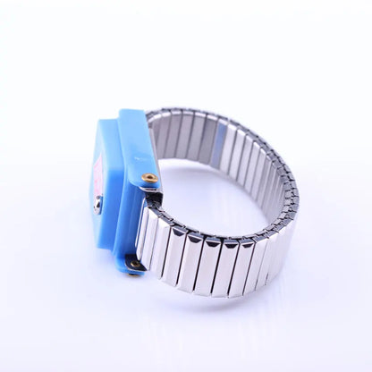 Silver Metal Cordless Anti Static ESD Wrist Strap Elastic Wireless Antistatic Wristband Bracelet Discharge Band