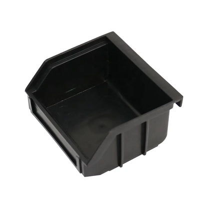 QXR Q-BH1 95*105*50mm Anti-static Plastic Back-hanging Style Small Black Component ESD Picking Bin