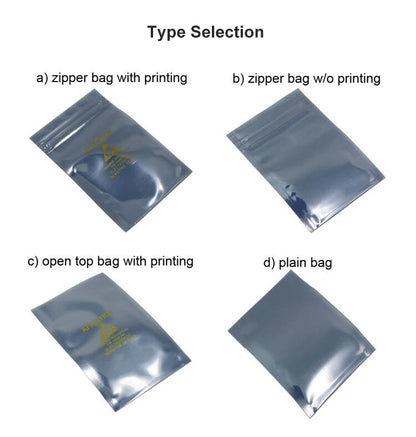 Esd Bag Raw Material Shielding Bag 4x5inch 10x30cm Roll  Cutting Machine Plastic Bag Thin Bulk