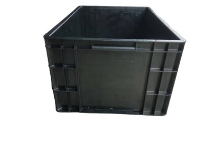 Conductive ESD Container Tray Pallet Bin Anti Static Circulation Box Black Plastic Storage Box