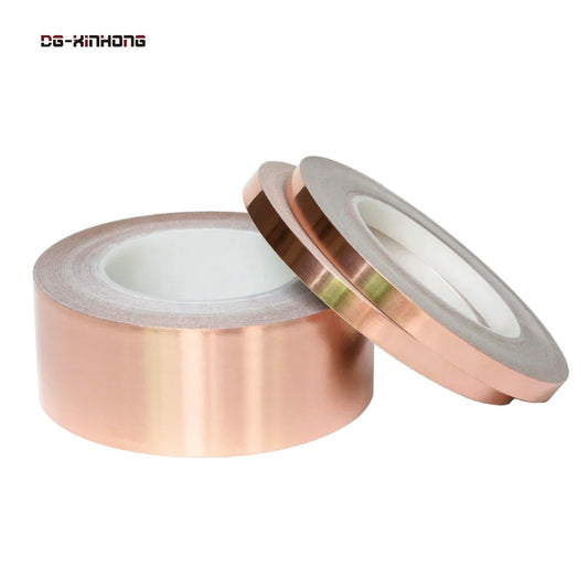 1- High Temperature Heat Resistant Single Sided Conductive Electrical EMI Shielding Against Slug Snail Copper Foil Adhesive Tape