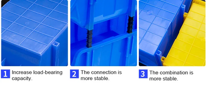 Electronics Tool Box Warehouse Spare Storage Stackable Bins Plastic Parts Bin Shelf