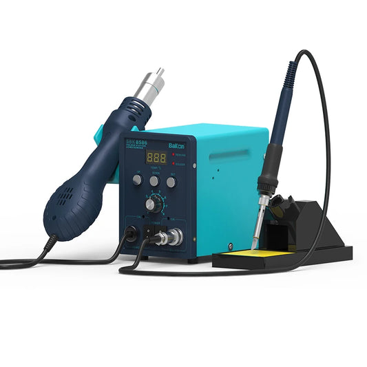Bakon BK8586 700W Comprehensive Maintenance Hot Air Gun 2 in 1 Soldering and Desoldering Iron Rework Station