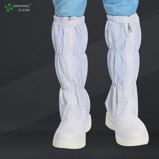 PU ESD Antistatic Safety Boots with Steel Toe Modern Protective Working Boots for Summer & Winter Insole Fabric Upper Protection