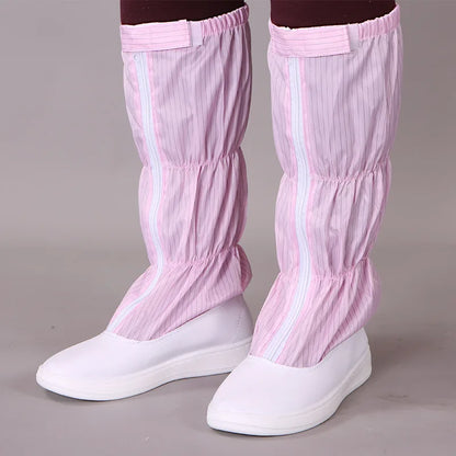 SPU PU Leather PVC Sole Outsole Cleanroom Long Workshop Operating Boots Antistatic Rigger Boots Construction Esd Boot
