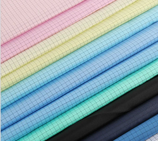 China Manufacturer Cleanroom Anti-static Safety Cloth Esd Fabric Pain Polyester 120gsm  Esd Fabric for Safety Workwear