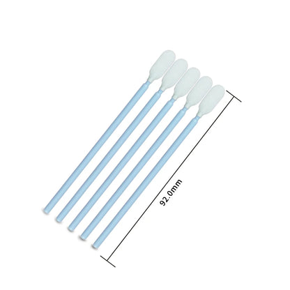 PS766 Dust Free Cleanroom Industrial Use Polypropylene Handle Polyester Tipped Swab Stick for Sensor Cleaning