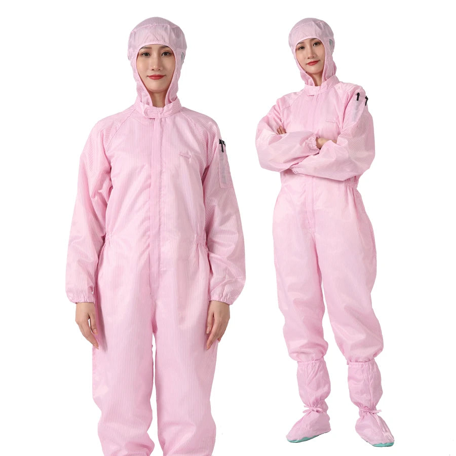 Manufacturer Hot Sale Comfortable One-piece Antistatic Overalls Women Work Protection Anti-static Clothing