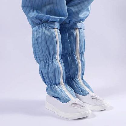 SPU PU Leather PVC Sole Outsole Cleanroom Long Workshop Operating Boots Antistatic Rigger Boots Construction Esd Boot