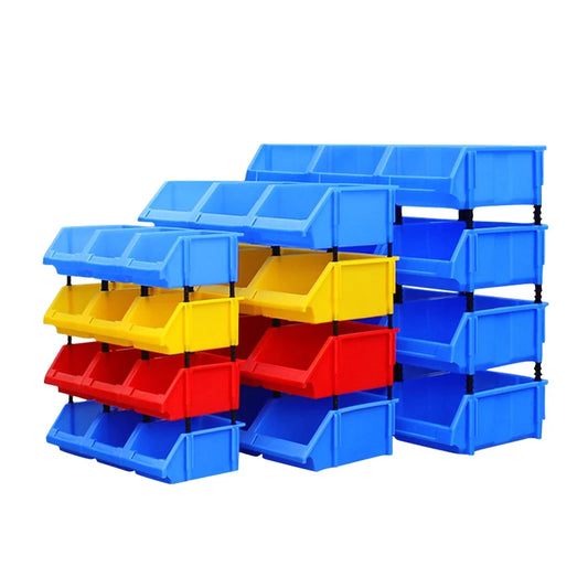 Wholesale Stackable Plastic Crate for Hardware Spare Parts Display Workshop Storage Use