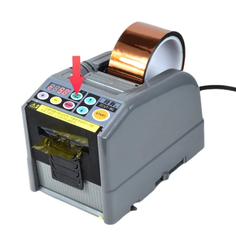 Automatic Tape Dispenser Zcut-9 Efficient Microcomputer Intelligent Large Auto Tape Cutter Tape Cutting Machine