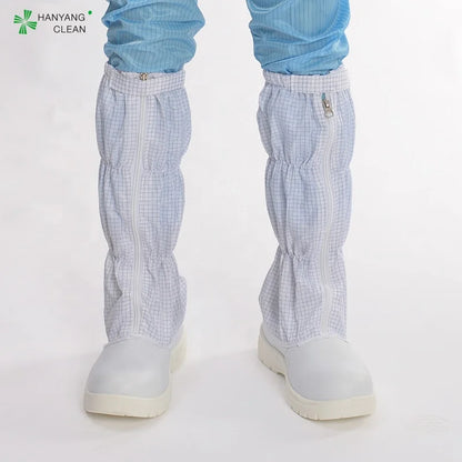 PU ESD Antistatic Safety Boots with Steel Toe Modern Protective Working Boots for Summer & Winter Insole Fabric Upper Protection