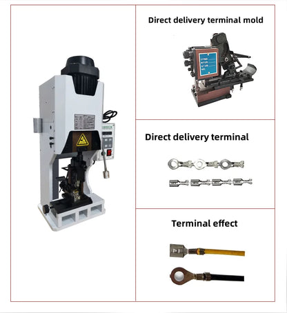 Quiet 2T  Mute Terminal Crimping Machine End Crimping Machine Horizontal and Crimping Machine