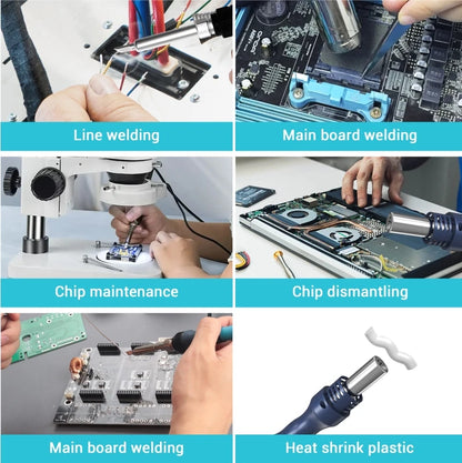 Bakon Hot Selling BK-602S Soldering and Rework Station 2 in 1 Welding Machine Hot Air Gun Professional Cell Phone Repair Tool