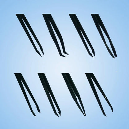Black Plastic Gadgets Tweezers Tools ESD Tweezers for  Clean Room