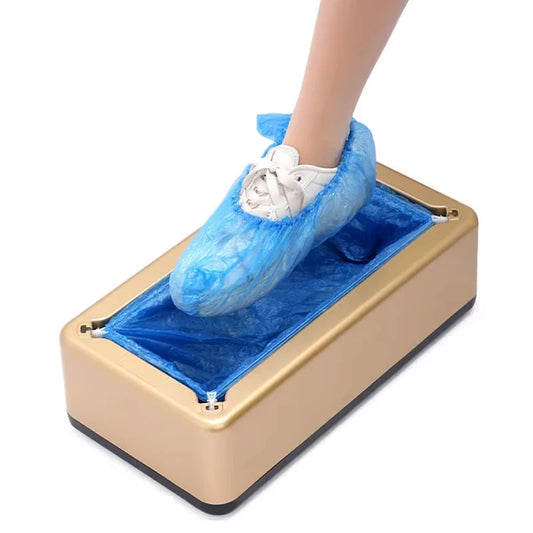 Automatic Disposable Waterproof Overshoes Dispenser Portable Hand-Free Shoe Cover Machine for Home Office Supermarket Smart Home